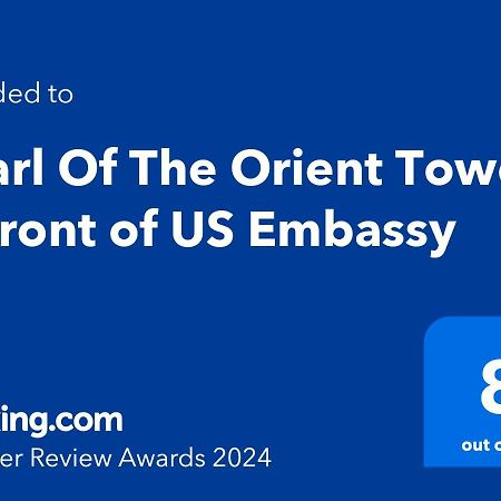 Pearl Of The Orient Tower, In Front Of Us Embassy Apartment Manila Bagian luar foto